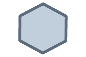 Dibujo de un tornillo hexagonal